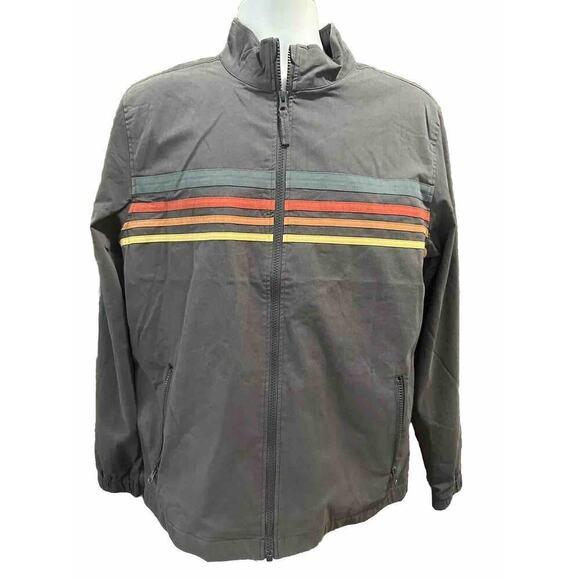 Marine Layer Men’s Freeman Stretch Twill Windbreaker India Ink Medium NWT - Picture 1 of 5